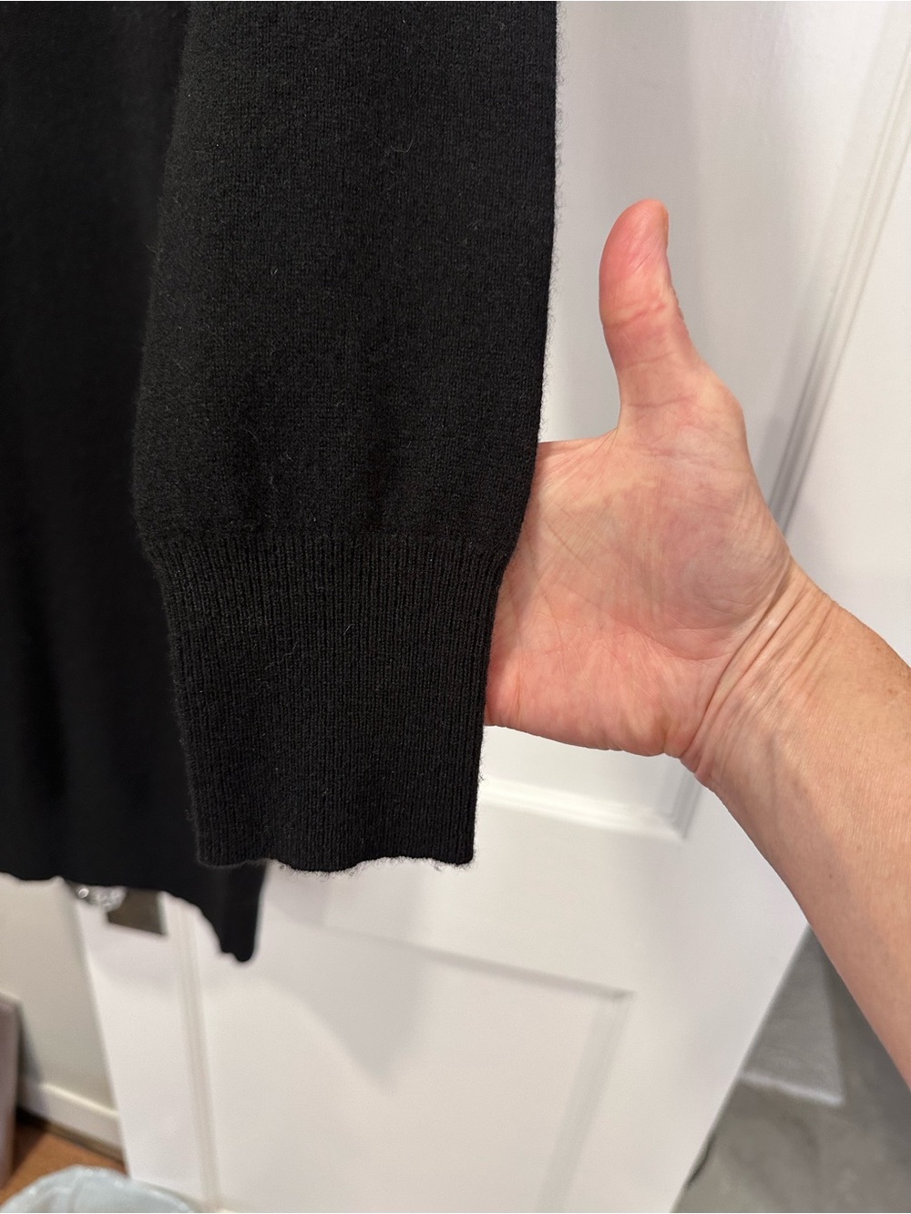 J. Crew Black Cashmere Crewneck Dress - Picture 5 of 6